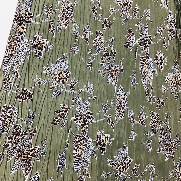 Vintage Advantage by Mary Jane Green Animal Print Maxi Skirt - Picture 4 of 9